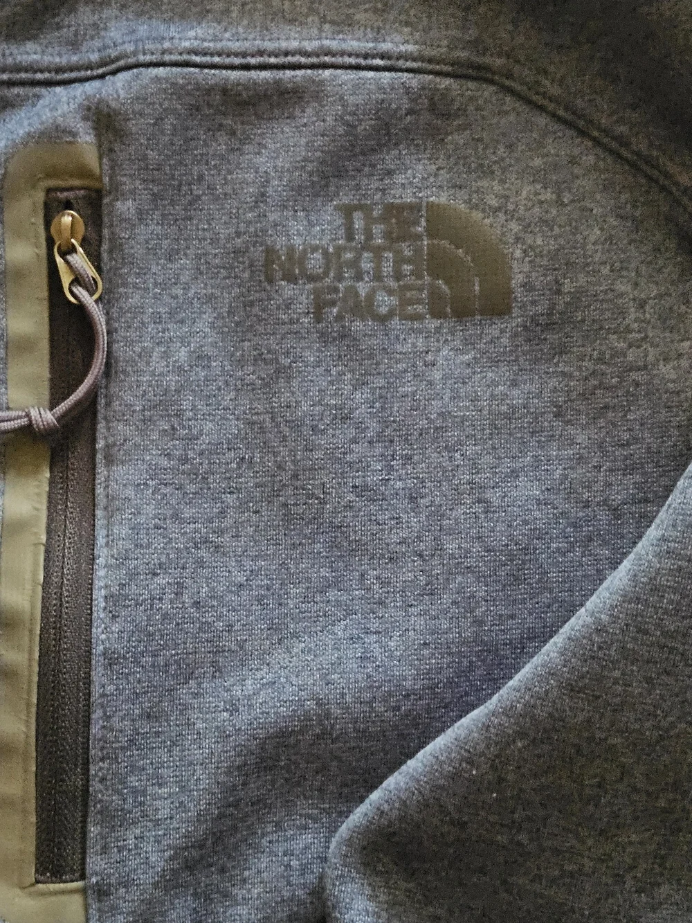 The North Face Men's Blue Quarter-Zip Fleece Jacket